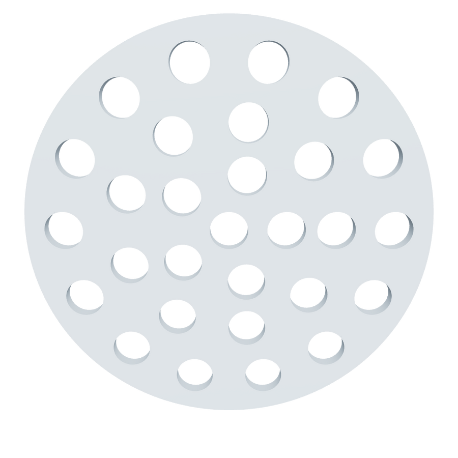 Whirlpool-Filterscheibe Ø 63 mm aus PETG